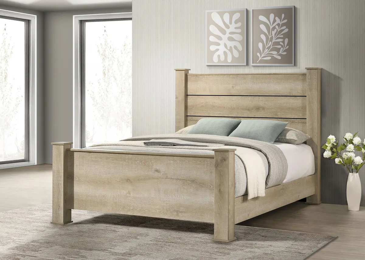 Oakglen Panel Bed 2