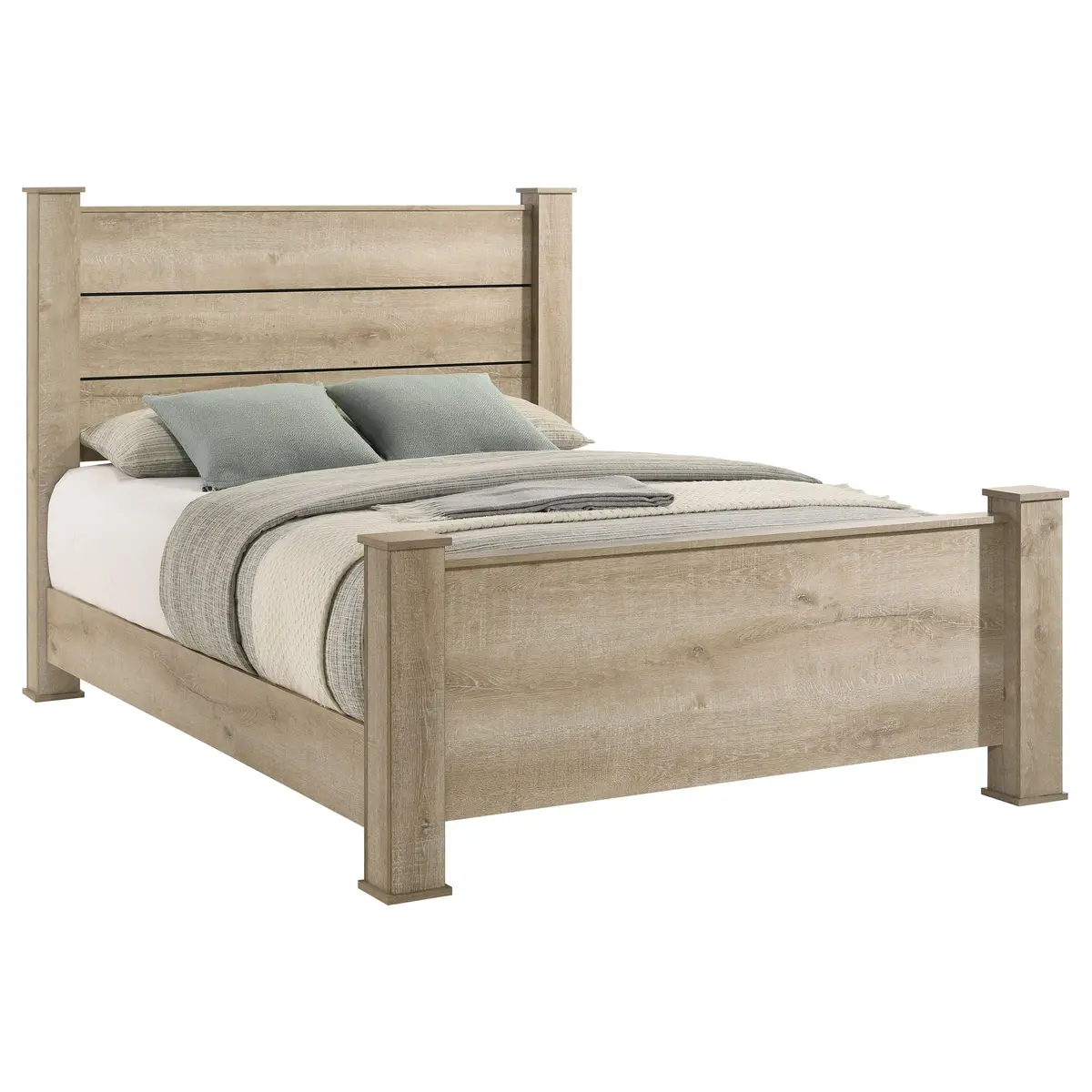 Oakglen Panel Bed 3