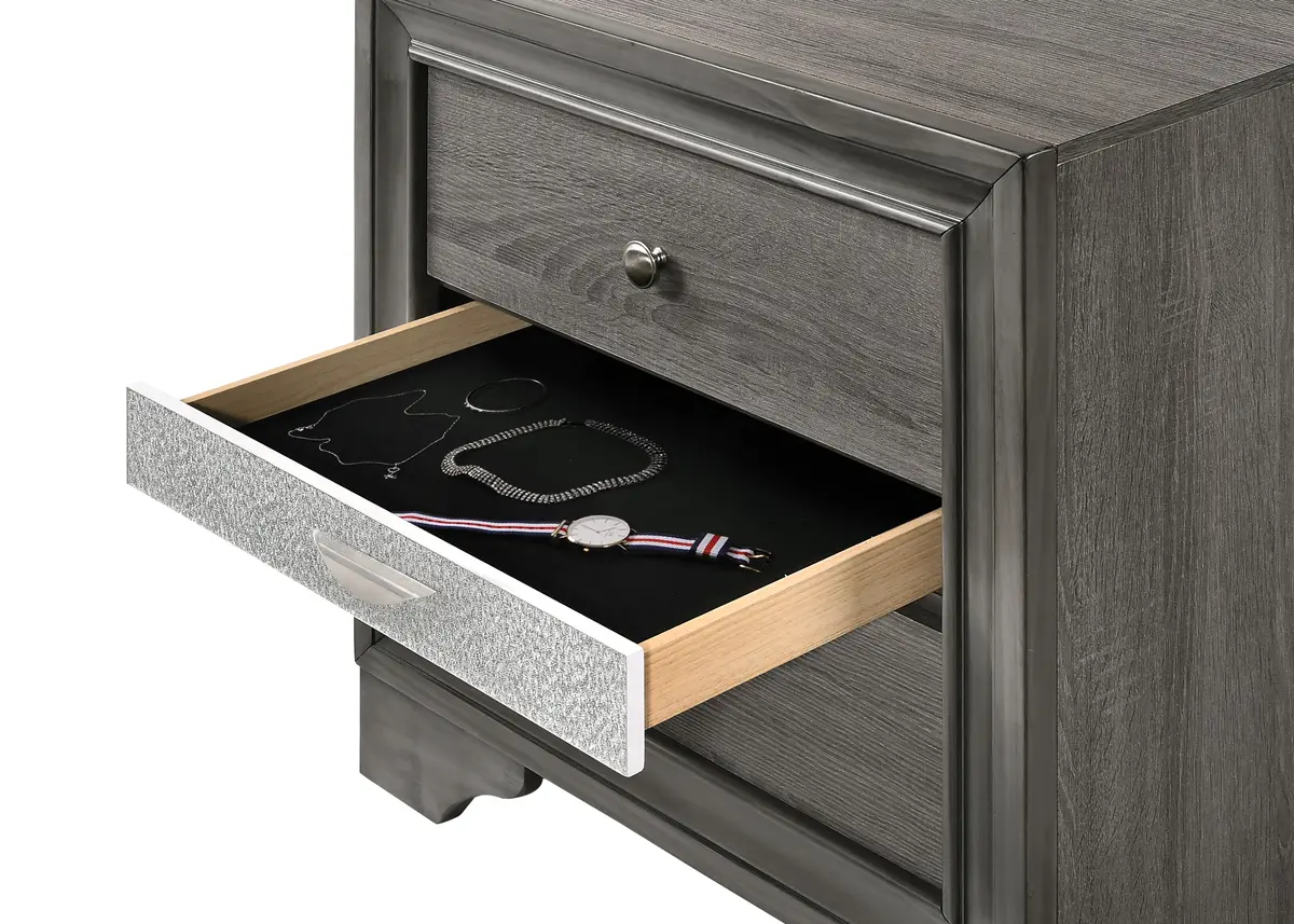 Naima Gray Nightstand 1