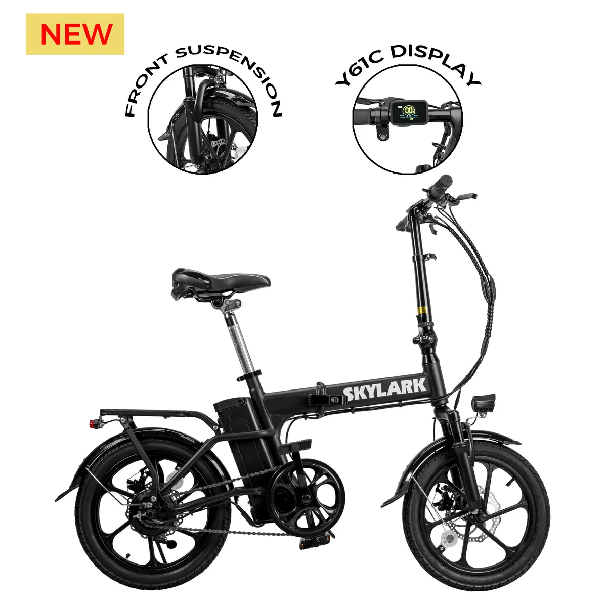 Nakto 500W Skylark 2 Folding Electric Bike 1