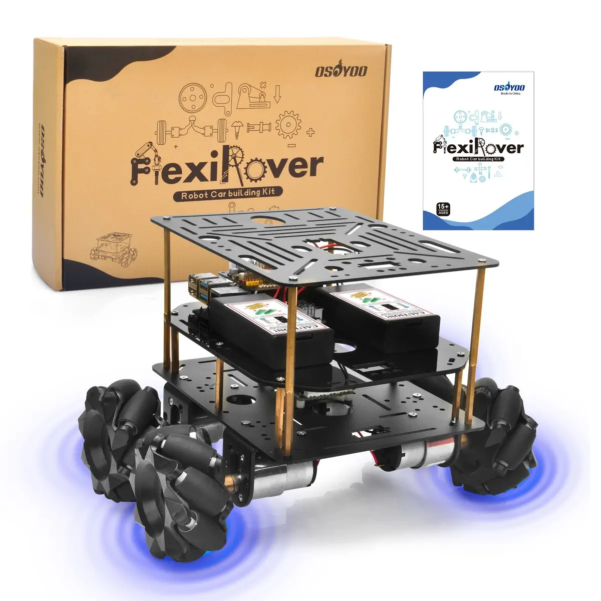 Flexirover Universal Robot Car Platform Kit For Raspberry Pi 1