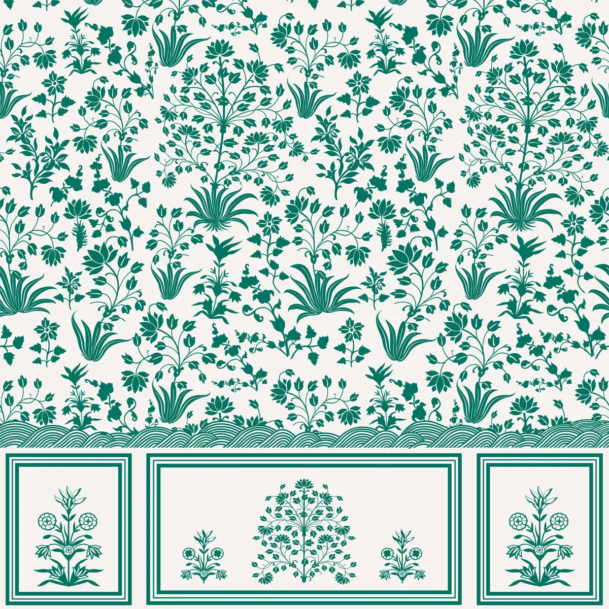 Roop Mahal, Vintage Wallpaper Design 3
