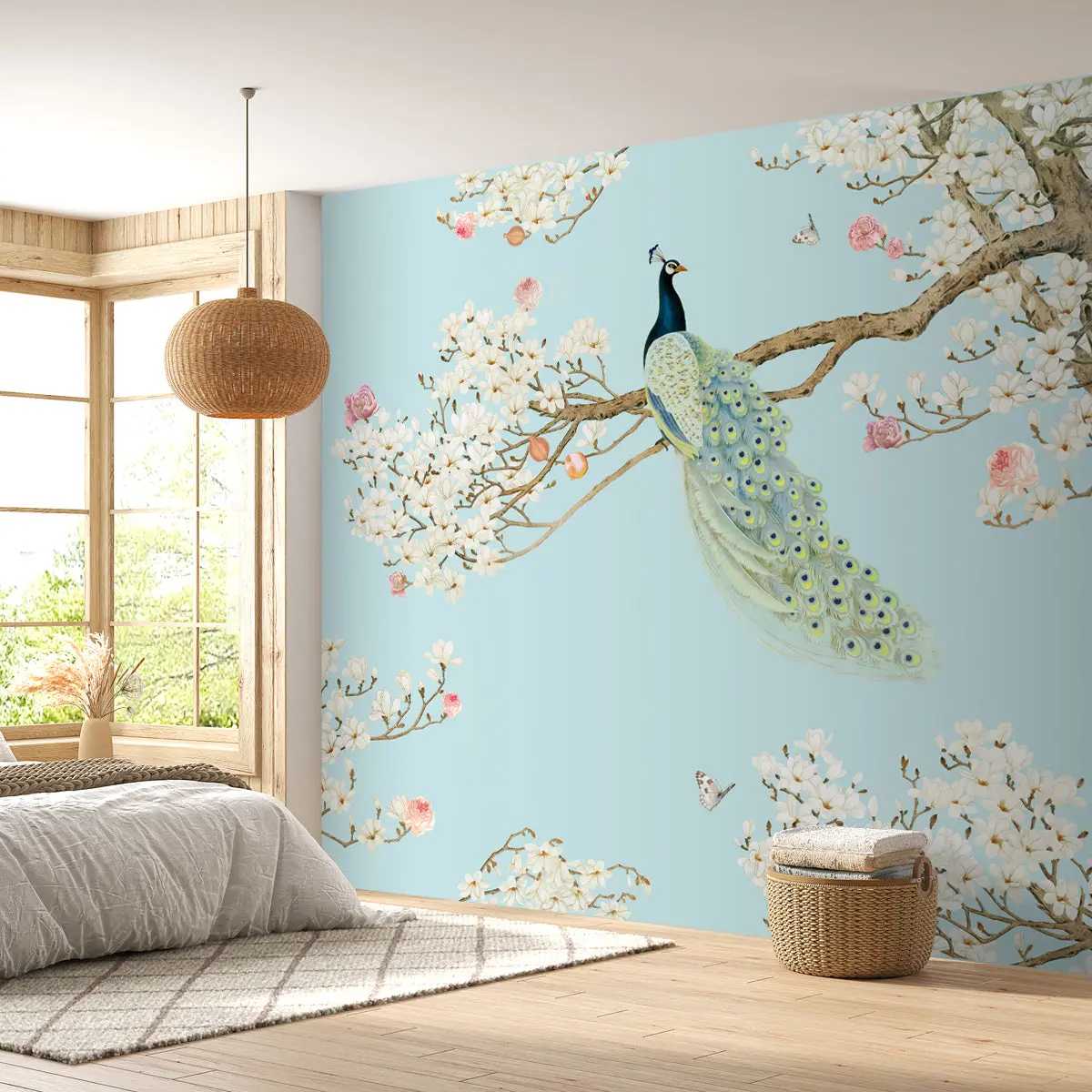Monsoon, Indian Peacock Room Wallpaper | Best Seller 1