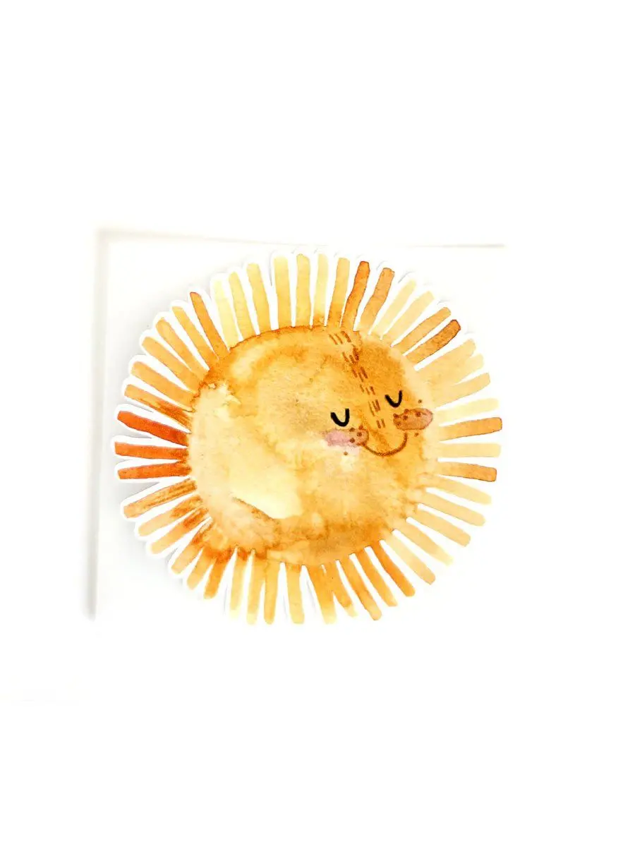 Bügelbild Sonne 1