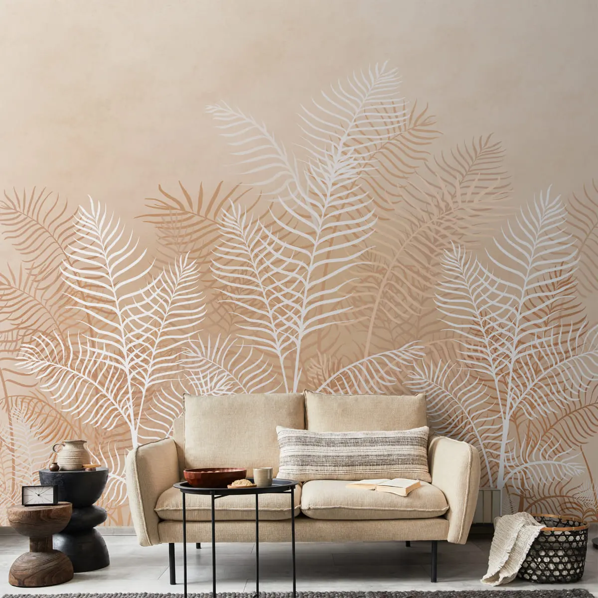 Palm Paradise Tropical Customised Wallpaper 1