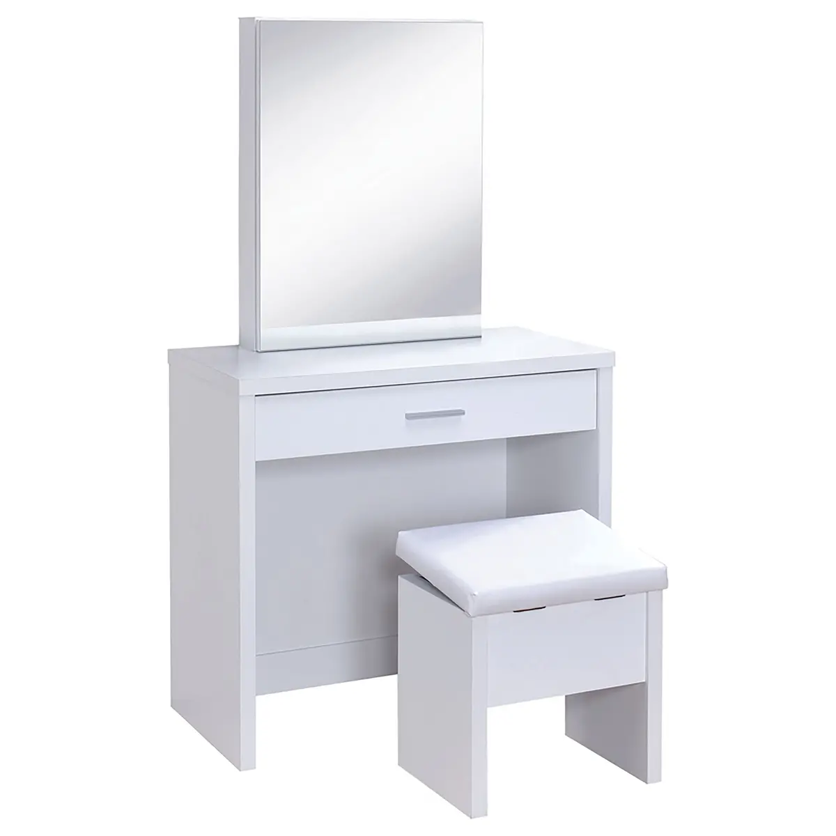 Harvey Makeup Vanity Table With Mirror And Stool 1