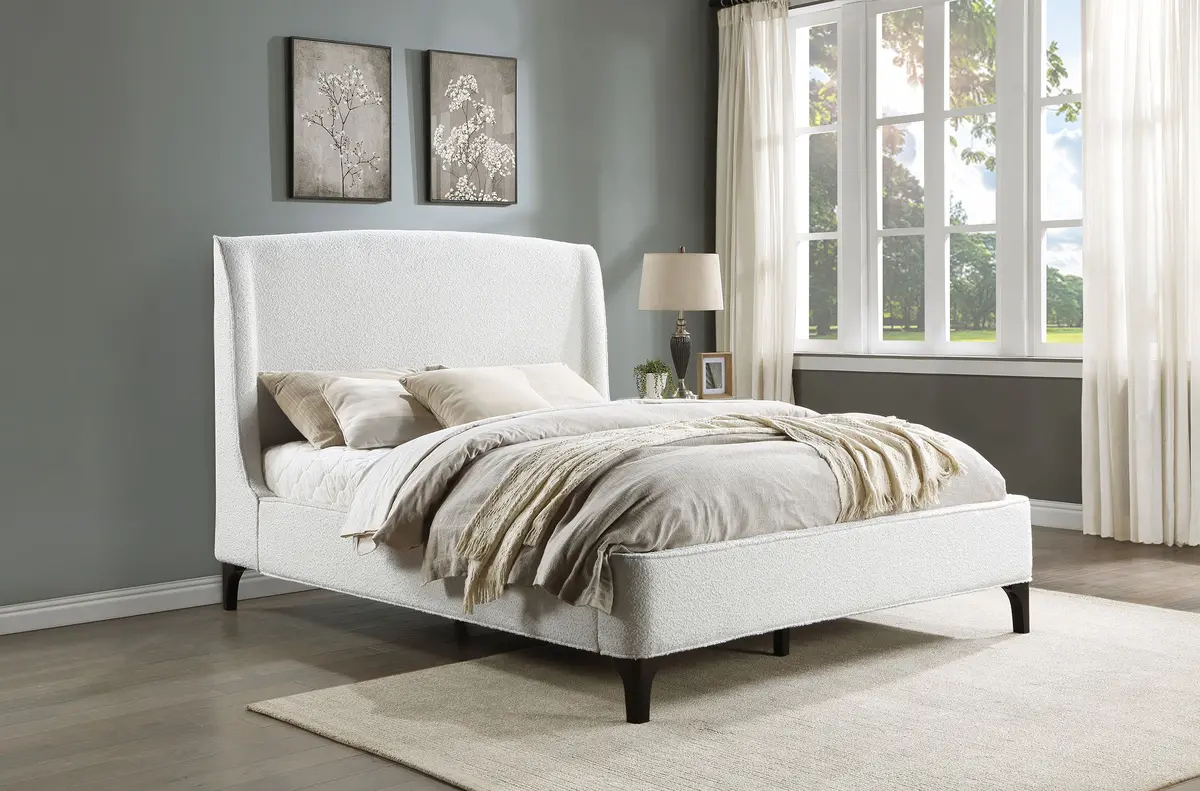 Mosby Wingback Platform Bed 2