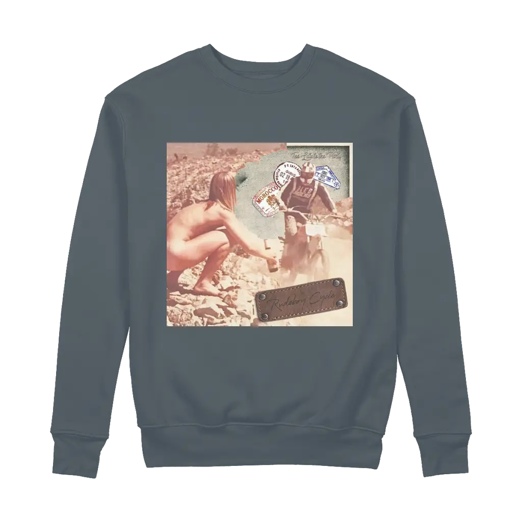 Organic Cotton Sweatshirt – 'Too Young' Logo - Image 3