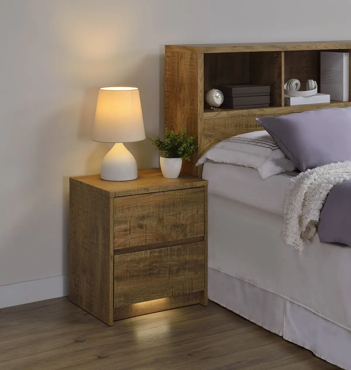 Westpark Nightstand With Led Lighting 3