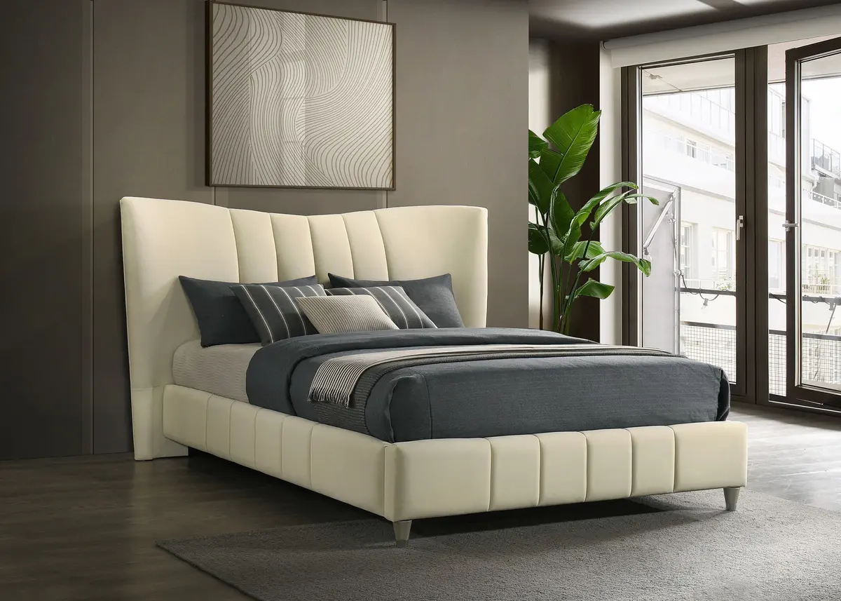 Evelyn Panel Platform Bed 2