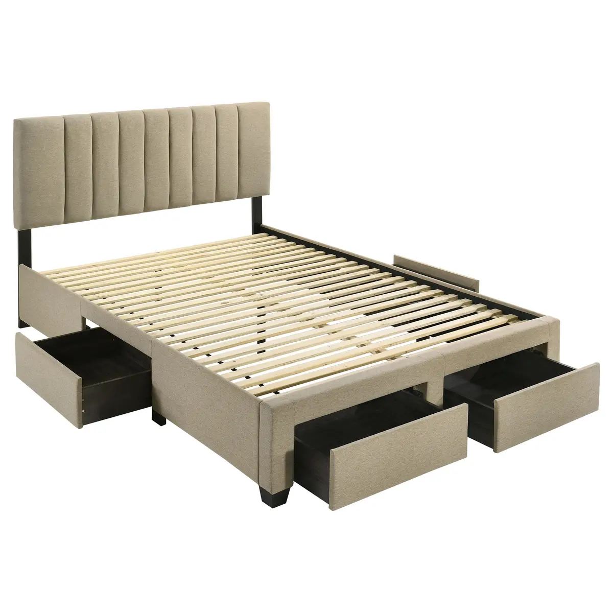 Wheatland Panel Platform Storage Bed 1