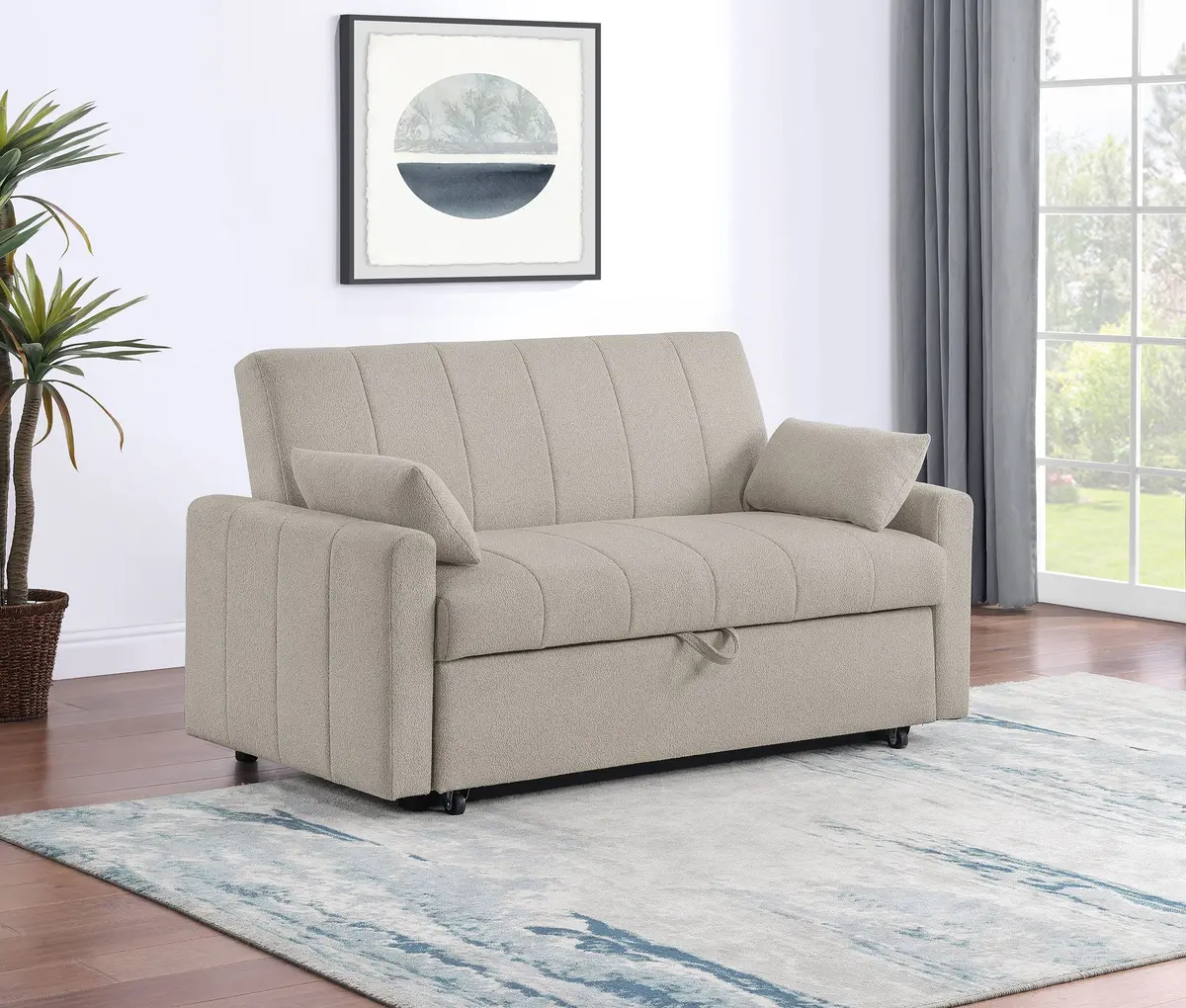 Portland Convertible Sleeper Sofa Bed 2