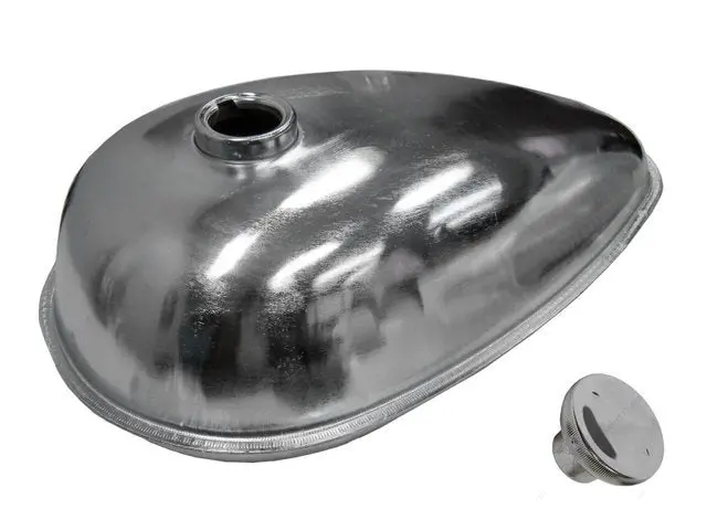 3.5 Liter Brushed Aluminum Finish Gas Tank 1