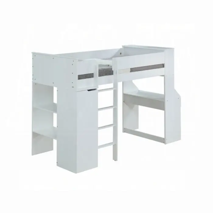 Ragna Twin Loft Bed With Desk And Wardrobe 1