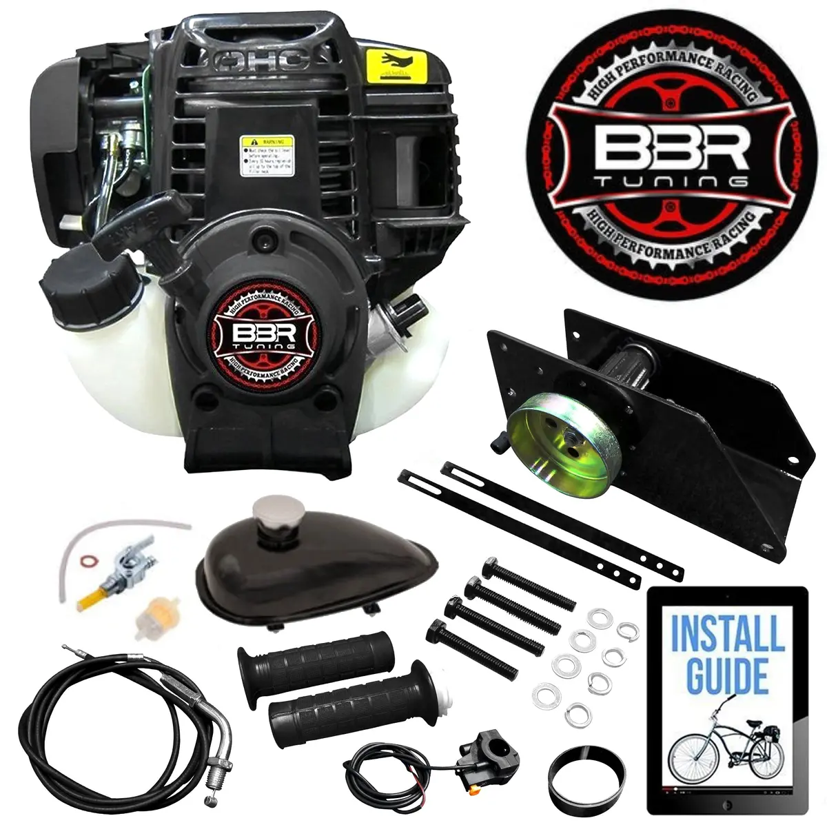 Bbr Tuning 38Cc Lock-N-Load Friction Drive Bicycle Engine Kit- 4-Stroke 1