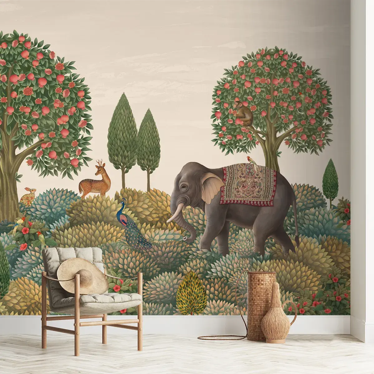 Rajasi Van, Indian Theme Customised Wallpaper For Walls 1