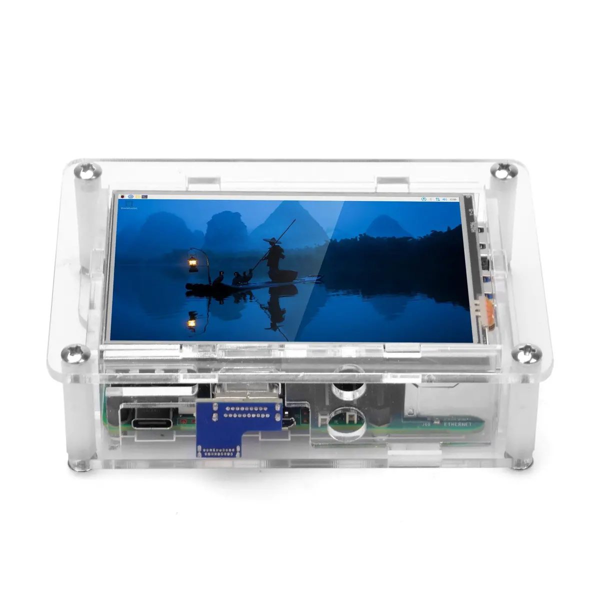 Osoyoo 3.5" Hdmi Touch Screen With Plastic Protective Case For Raspberry Pi  5 4  3 Model B B+ 1