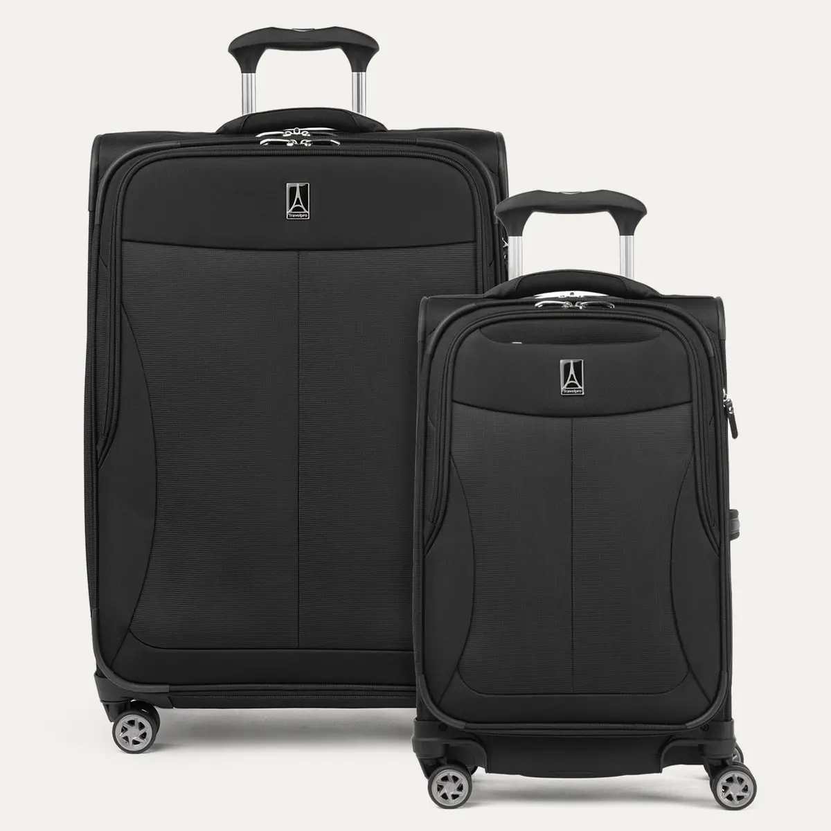 Walkabout® 6 Compact Carry-On And Medium Expandable Soft Shell Spinner Luggage Set 1