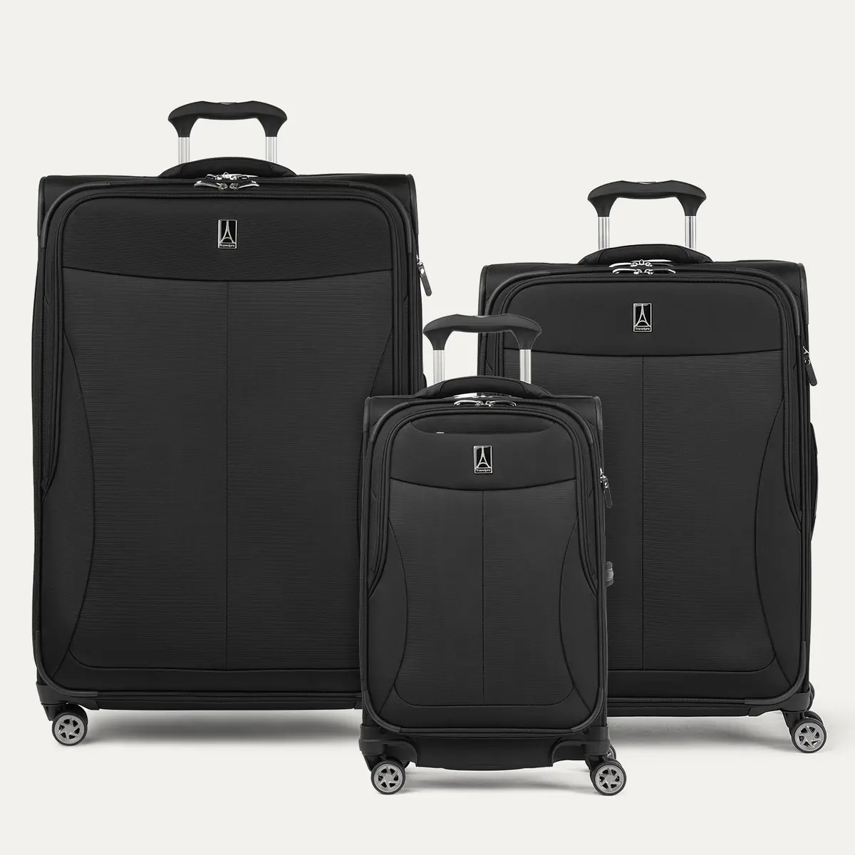 Walkabout® 6 Compact Carry-On, Medium & Large Expandable Soft Shell Spinner Luggage Set 1