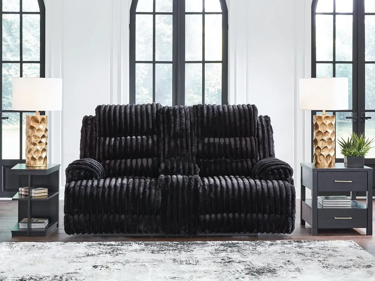 Rhine Falls Reclining Loveseat With Console 2