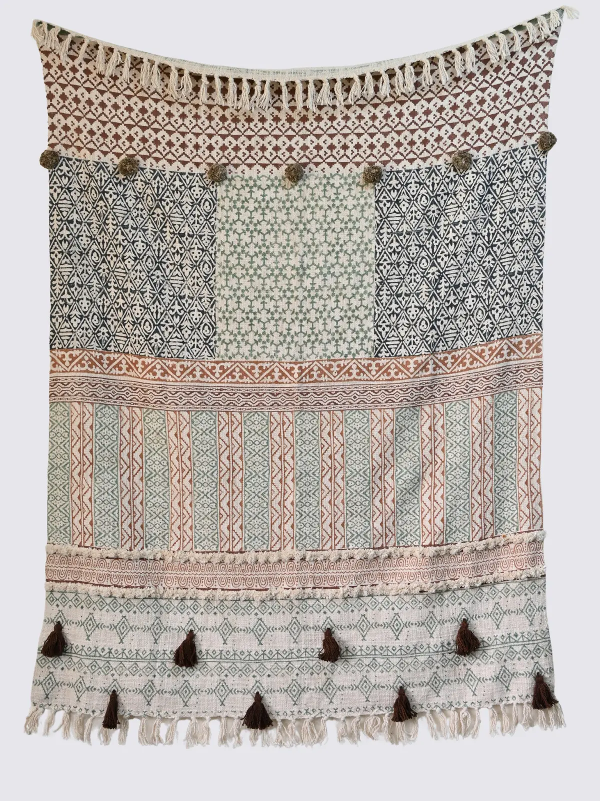 Aavya - Block Printed Throw 1