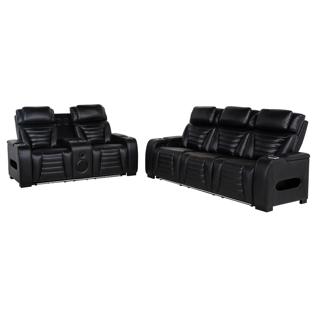 Zuma Dual Power Reclining Sofa Set 1