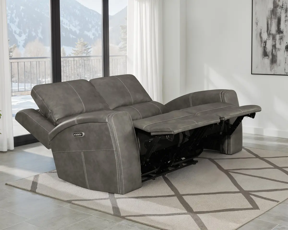 Brickston Triple Power Reclining Loveseat 1