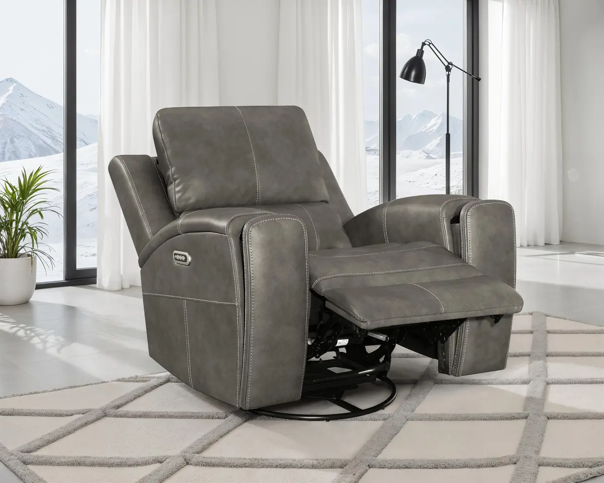Brickston Triple Power Swivel Glider Recliner 1