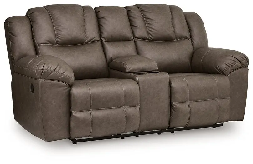 Lowilla Reclining Loveseat With Console 1