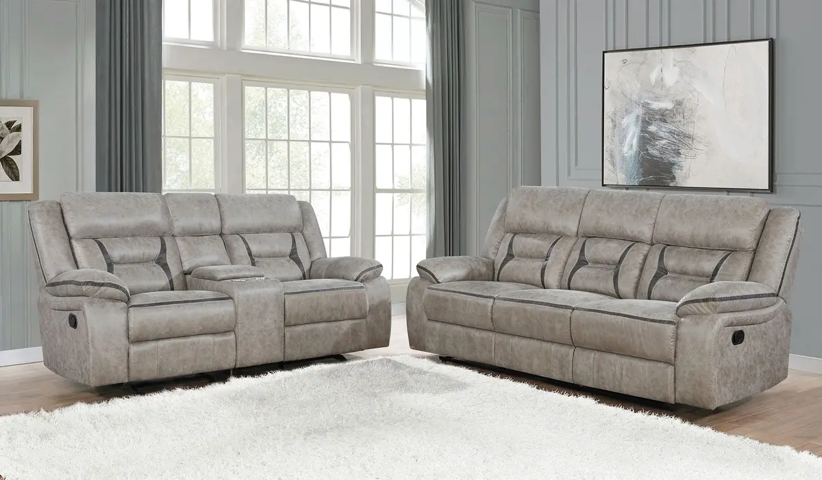 Greer Reclining Sofa Set 1