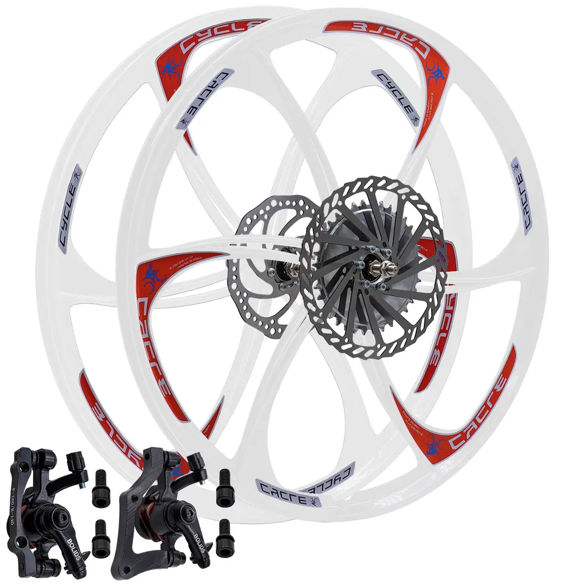 Bbr Tuning 26 Inch Heavy Duty Motorized Bike Mag Wheel Set 1