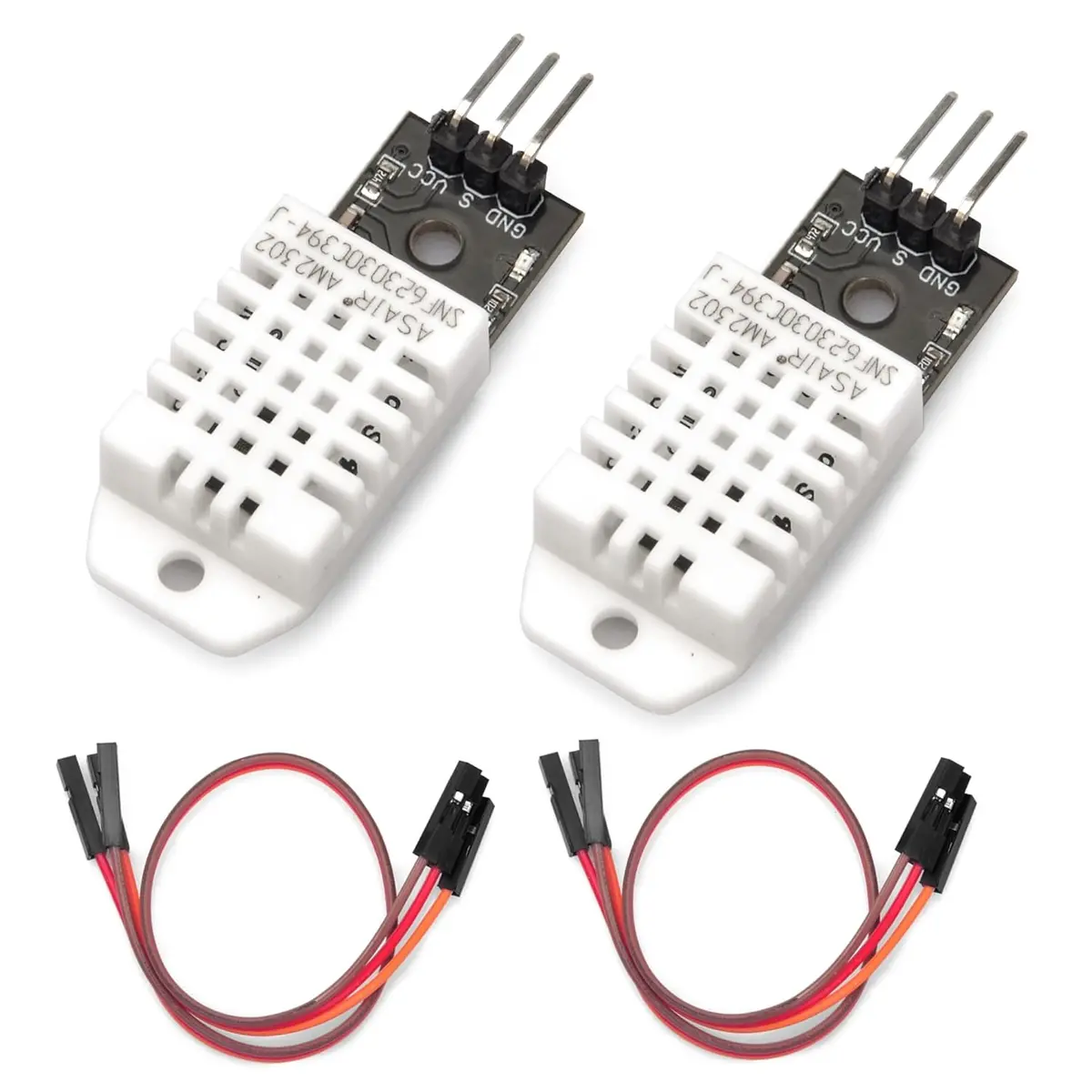 Osoyoo Arduino用 Dht22 デジタル 温度 湿度 センサー モジュール デジタル温湿度測定 アルドゥイーノやraspberry Pi 2 3 4 5 用 電子工作用 2個セット 1