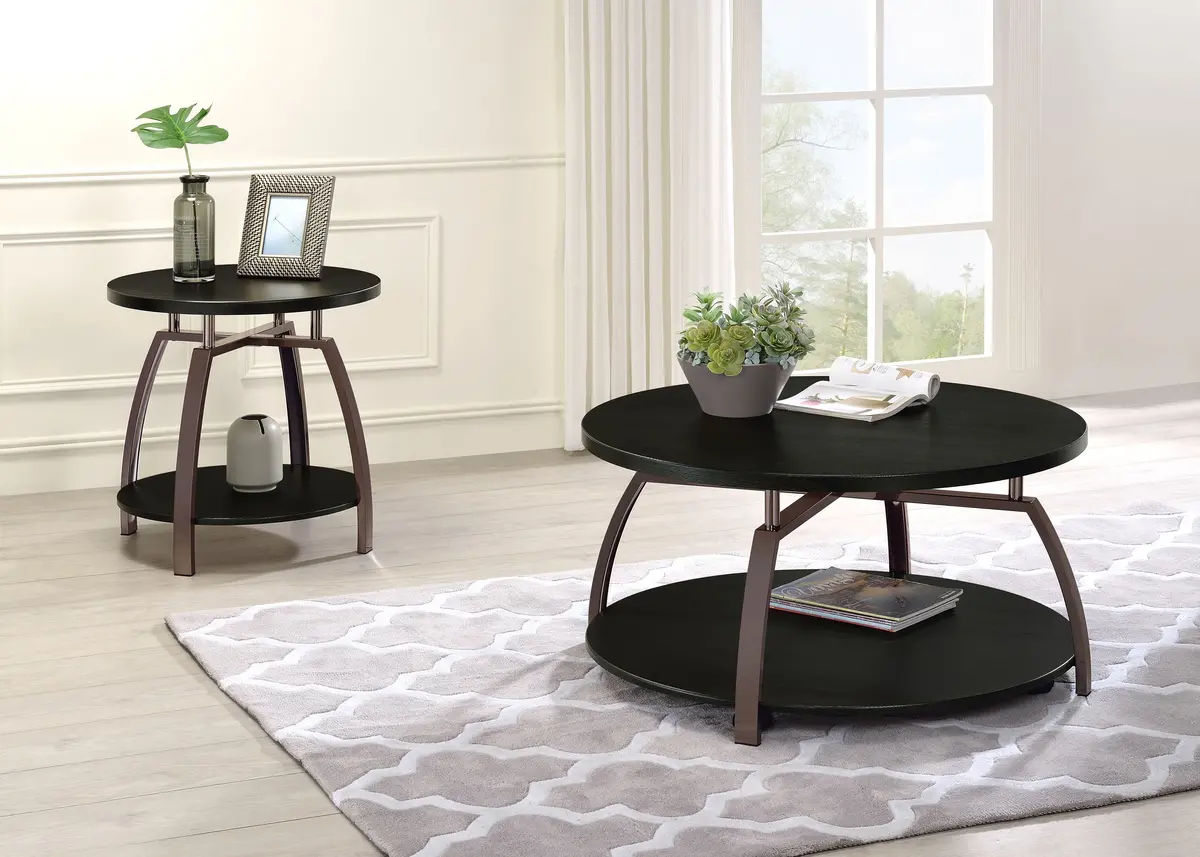 Dacre Mobile Coffee Table Set 1