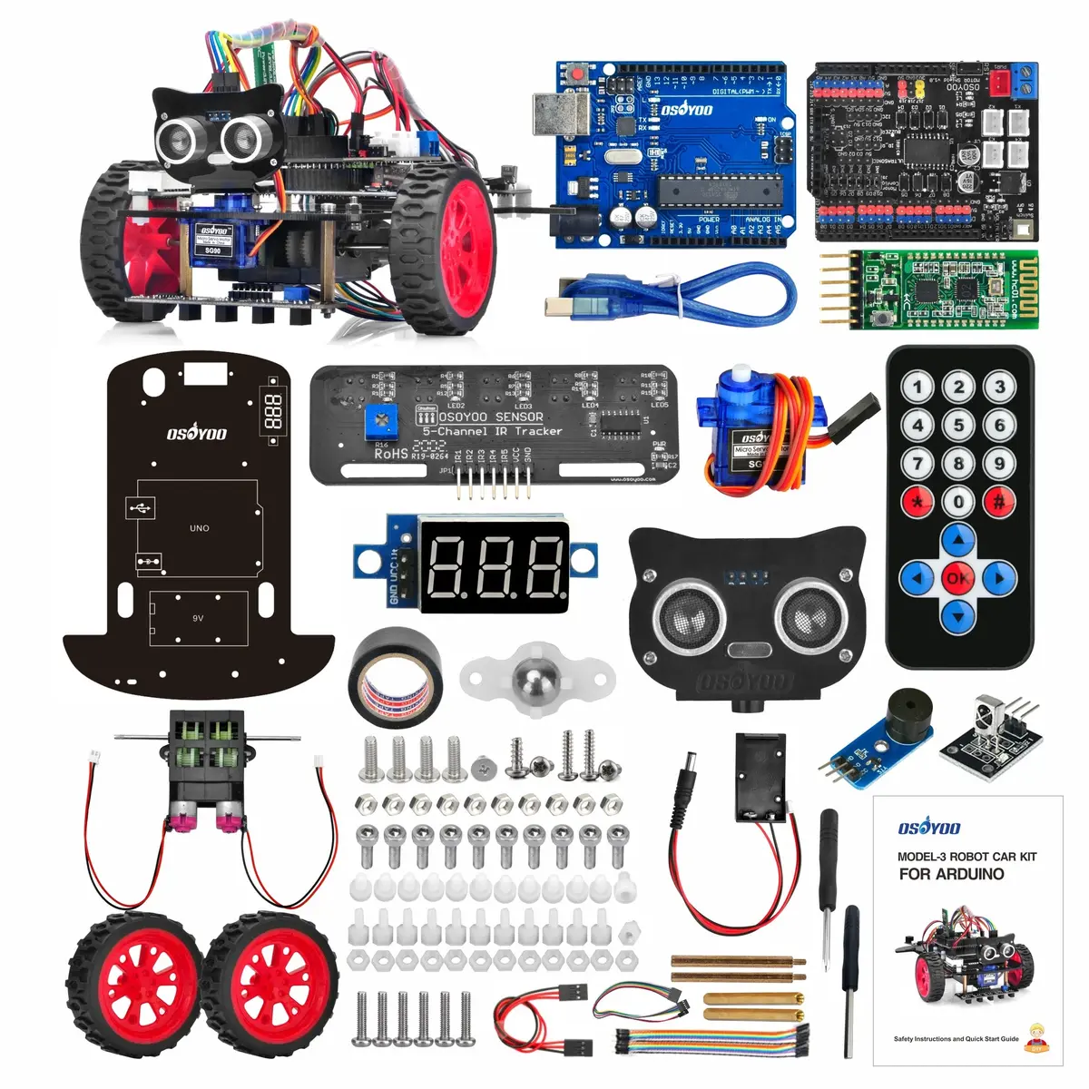 Osoyoo Model 3 Robot Car For Arduino 2