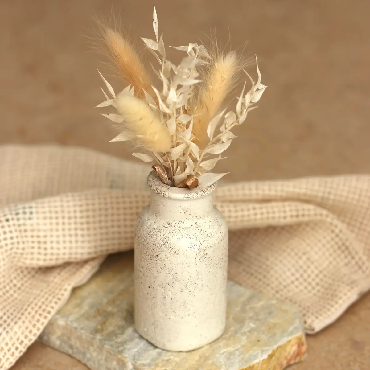 Betonvase ; Vase ; Trockenblumenvase 2 2