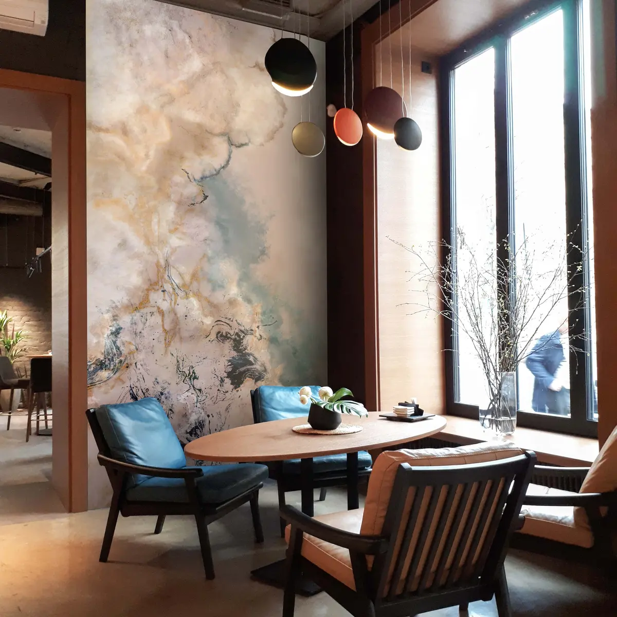 Amara, Abstract Wallpaper Design For Rooms, Customised 1