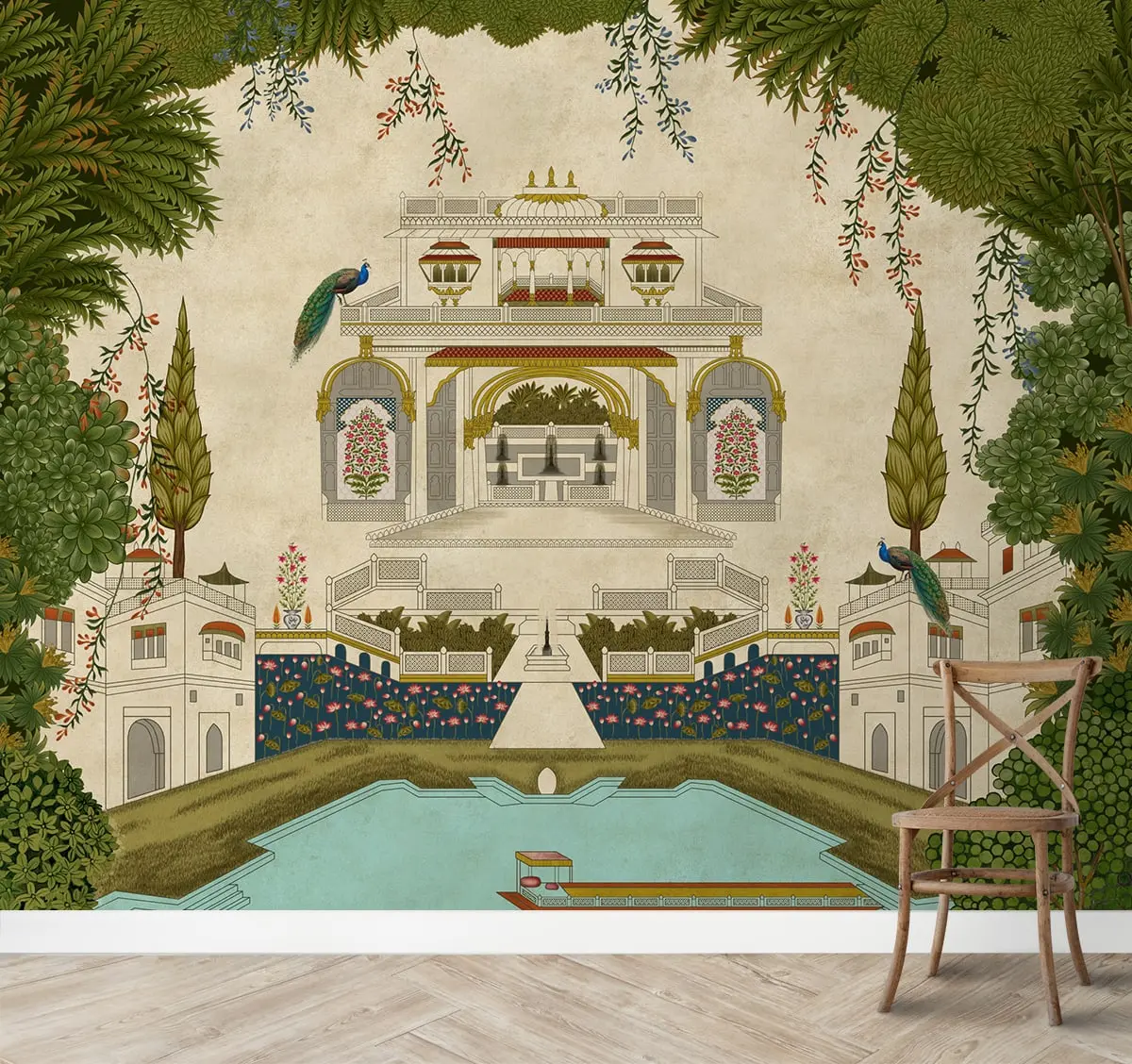 Riwayaat, Rich Indian Theme Room Wallpaper 1