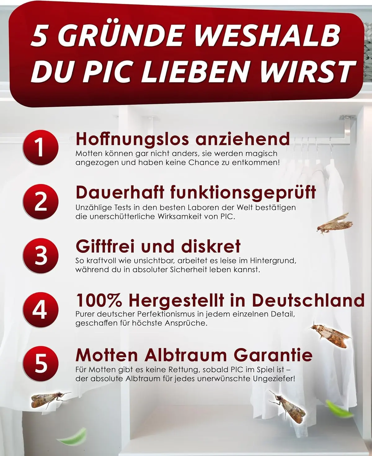 Pic Kleidermottenfalle 8X 2