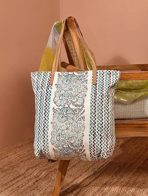 Albania - Block Print Tote Bag 1