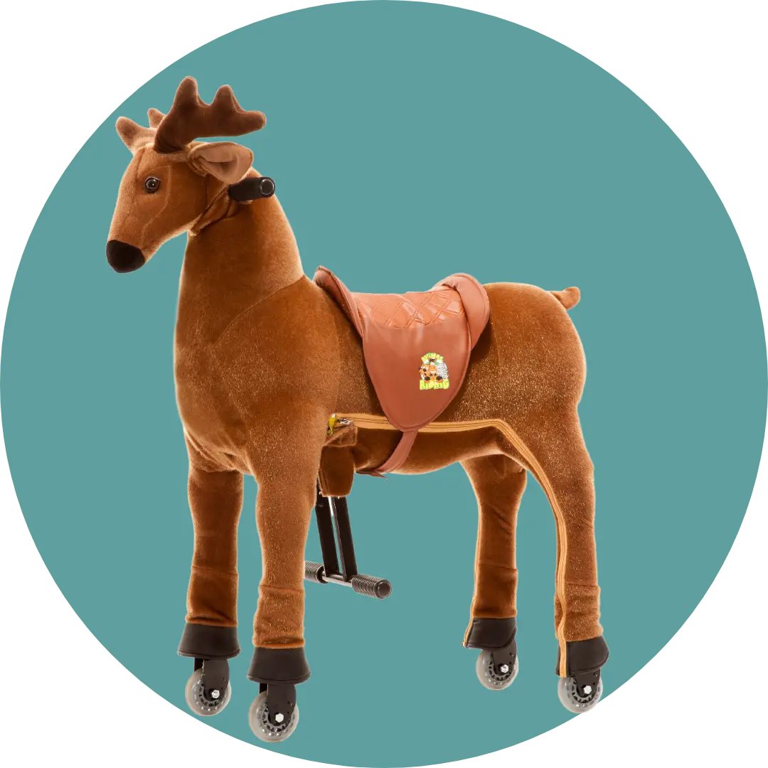 Lenkbares Reittier - Rentier Rudi 1