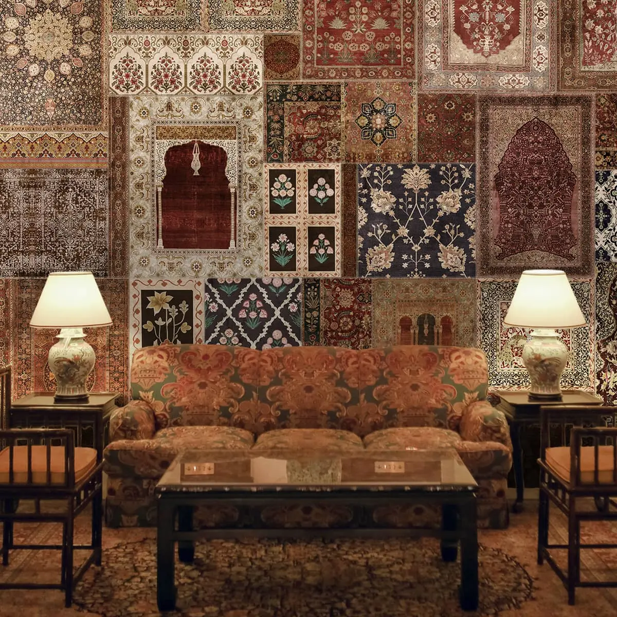 Aalishan Exquisite Indian Carpet Design Wallpaper 1