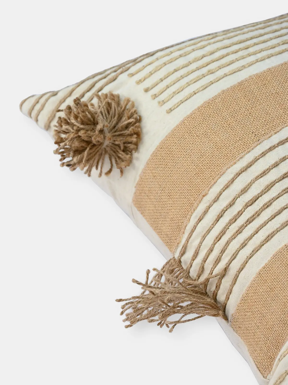 Taupe - Square Cushion Cover 2