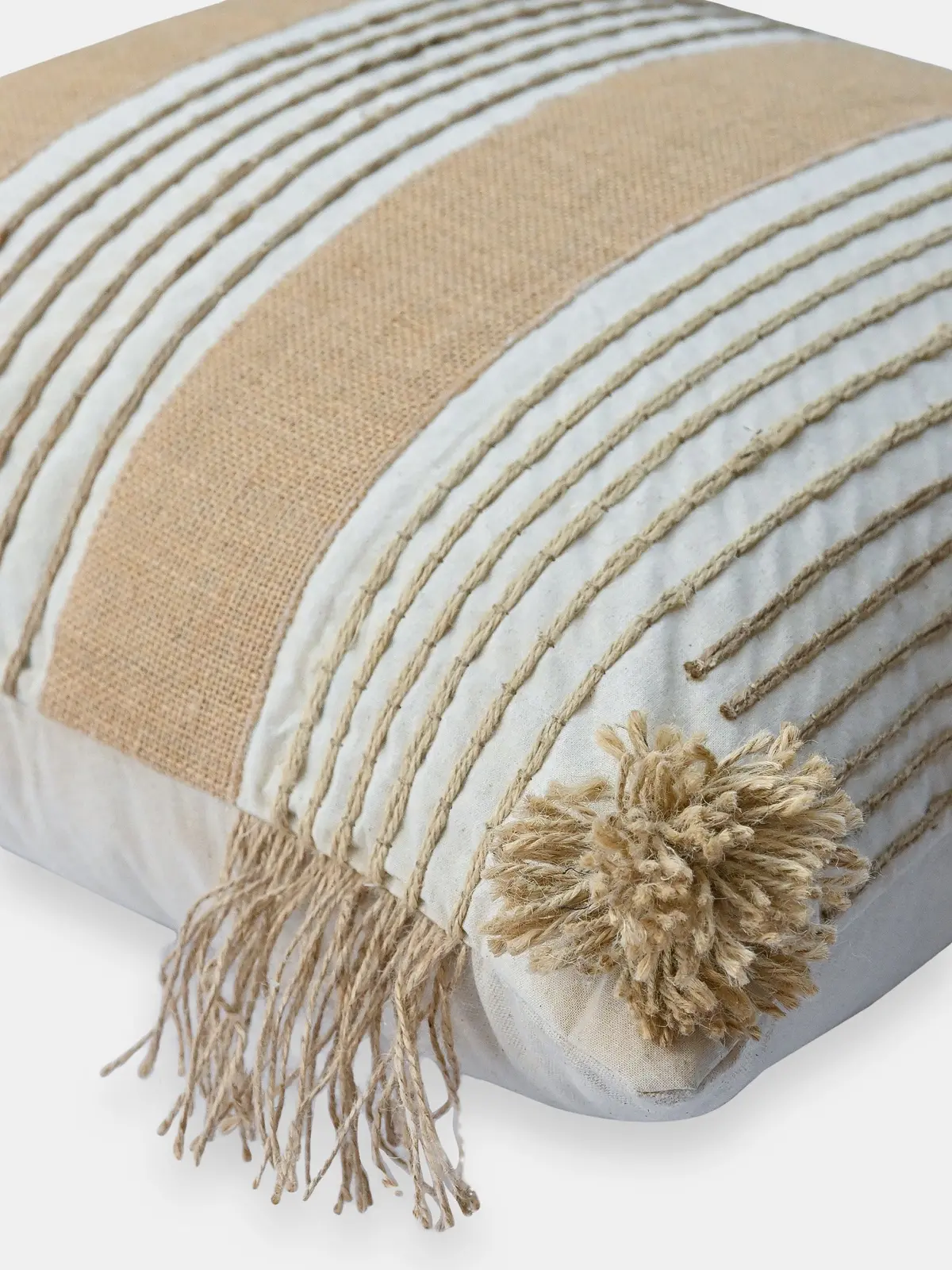 Taupe - Square Cushion Cover 3