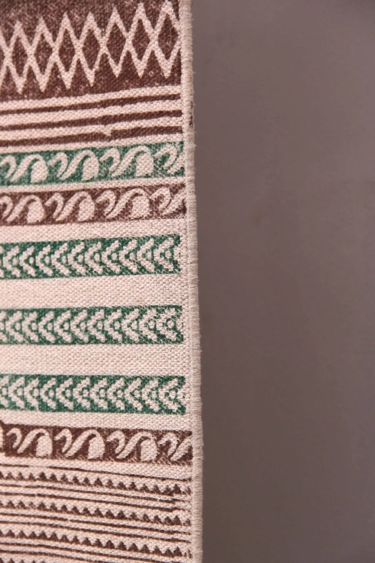 Scream- Block Printed Rug 4