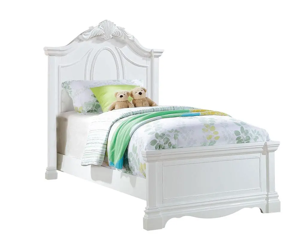 Acme Estrella Youth Full Panel Bed In White 30235F 1