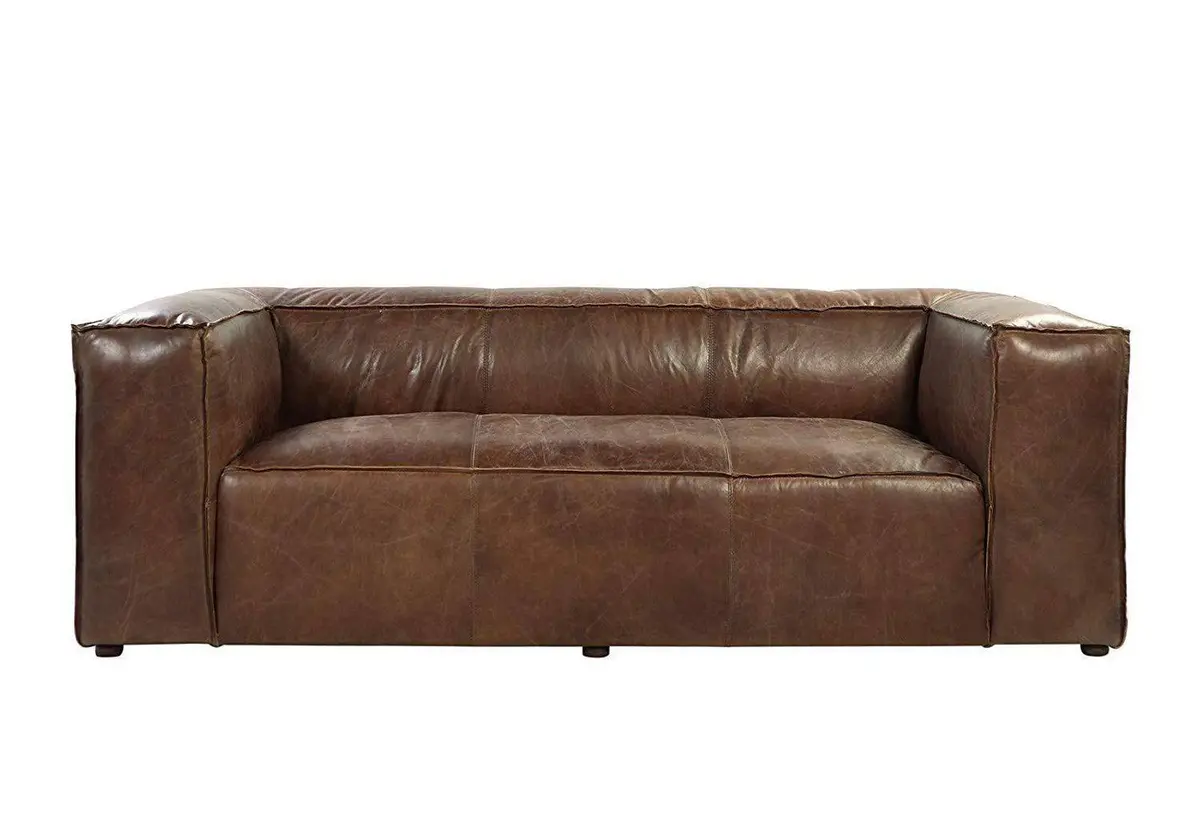 Acme Furniture Brancaster Sofa In Retro Brown 53545 1