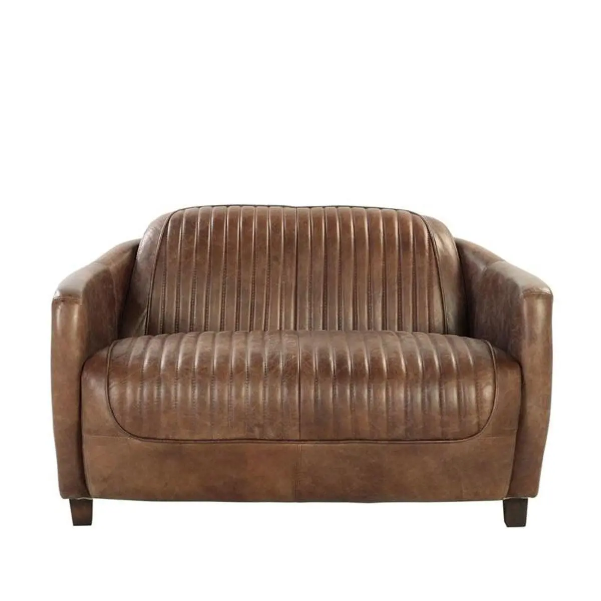 Acme Furniture Brancaster Loveseat In Retro Brown 53546 1