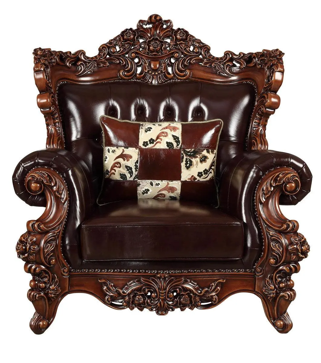 Acme Furniture Forsythia Chair In Espresso 53072 1