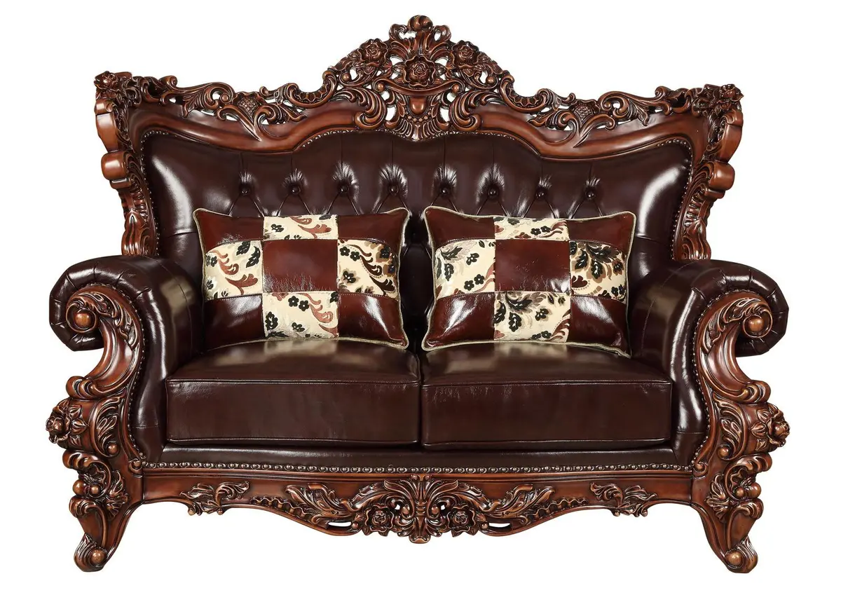 Acme Furniture Forsythia Loveseat In Espresso 53071 1