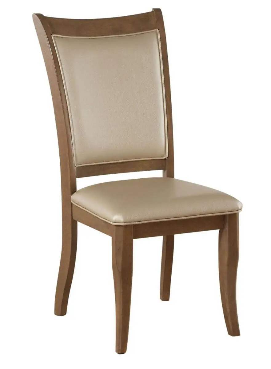 Acme Furniture Harald Side Chair In Beige And Gray (Set Of 2) 71767 1